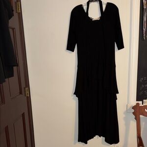 Testimony Los Angeles Dress Medium Maxi Black